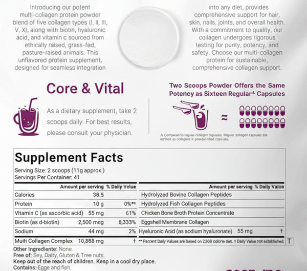 Glow Boost Multi Collagen Powder